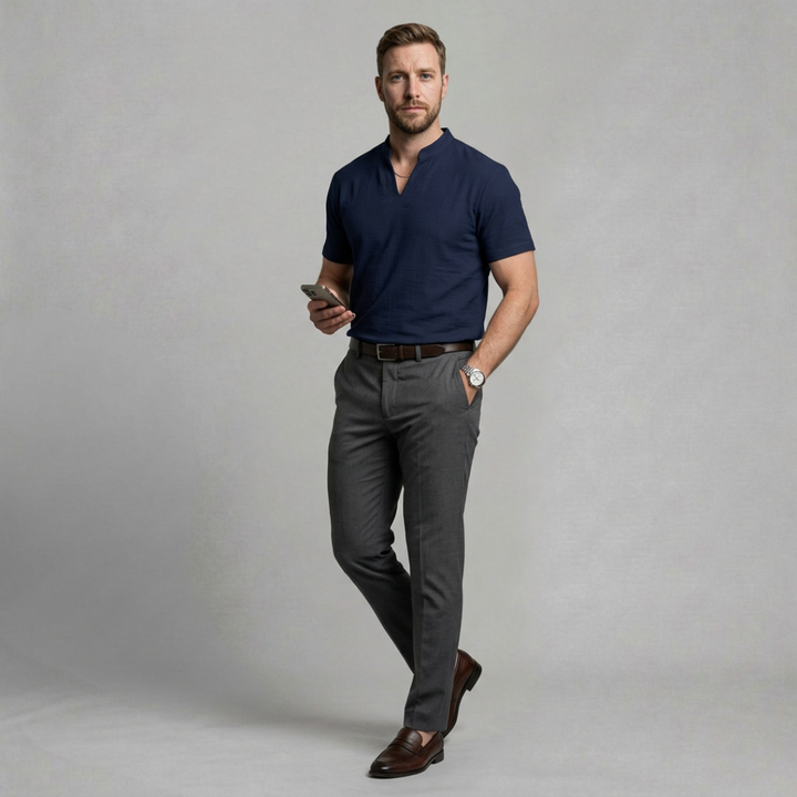 Elias – Minimalist premium tee with refined modern styling