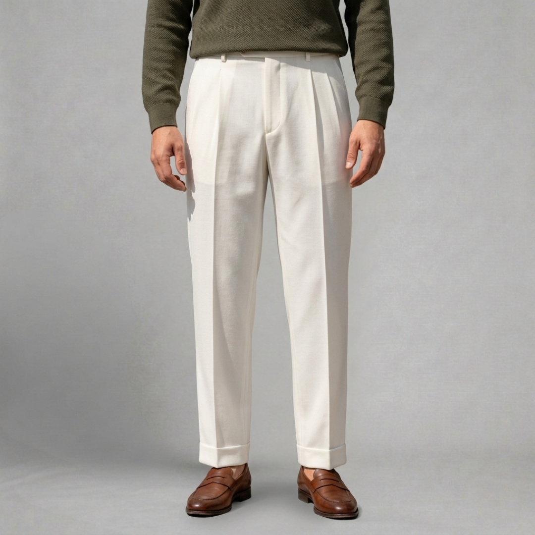 Matteo – Refined tailored trousers crafted for timeless elegance and modern comfort